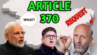 Er Rashid Wants Article 370 Back  Omar Abdullah Statment  JkNc AIP BJP assemblyelection [upl. by Enram]