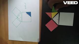 Teorema de pitagoras con tangram [upl. by Eibor]