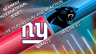 Giants vs Panthers Live Play by Play amp Reaction [upl. by Angelique956]