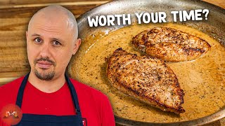 The Best Creamy Garlic Chicken On Youtube Well See About That [upl. by Warram795]