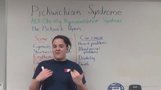 Pickwickian Syndrome obesity hypoventilation syndrome [upl. by Mihe]