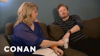 Secret Santa Conan Blows His Staffers Mind  CONAN on TBS [upl. by Tamis139]