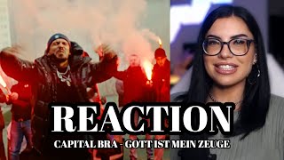 Er hat Deutschrap durchgespielt 👀 CAPITAL BRA  GOTT IST MEIN ZEUGE  REACTION [upl. by Ekrub]