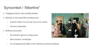 quotEt dukkehjemquot og Albertine [upl. by Crutcher]