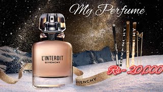 I Share My Favourite Perfume  GIVENCHY LINTERDIT Fragrance Review by rukhma Naveed [upl. by Reece650]