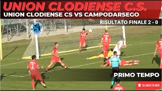 UNION CLODIENSE CS VS CAMPODARSEGO  PRIMO TEMPO [upl. by Sacram107]