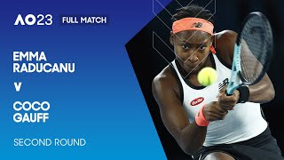 Emma Raducanu v Coco Gauff Full Match  Australian Open 2023 Second Round [upl. by Atikal324]