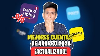 Las MEJORES cuentas de AHORRO 2024  Actualizado [upl. by Assylla51]