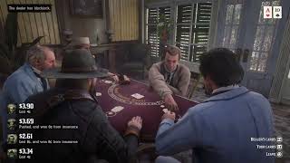 Blackjack Dealer is a Snake Part 1  Red Dead Redemption 2 [upl. by Shanley]