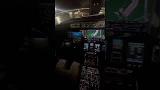 Learjet 75 cockpit at night Garmin 5000 [upl. by Premer]