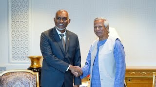 President meets Chief Advisor of Bangladesh [upl. by Curzon640]