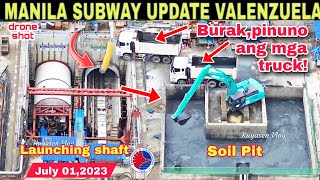 Burakpinuno METRO MANILA SUBWAY UPDATE VALENZUELA STATIONJuly 012023build3xbuild better more [upl. by Garcon]