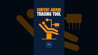ContentAware Tracing Tool in Photoshop shorts photoshop tutorial [upl. by Eimme757]