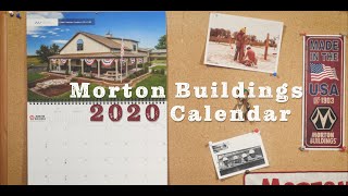 Morton Buildings 2020 Calendar Davids Home [upl. by Aikahc]