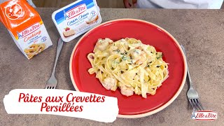 PATES AUX CREVETTES PERSILLEES [upl. by Marcus]