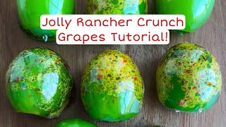 How To Make Jolly Rancher Crunch Grapes 🍇🍬🍭👀 candy viral trending youtube diy how fyp [upl. by Marielle590]