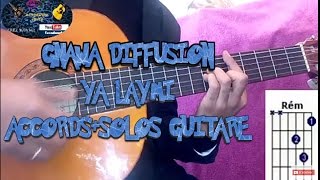 Gnawa diffusion  ya laymi accordssolos leçon de guitare [upl. by Vale]