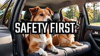 Safety First Dog Car Seat for Your Cutie Friend [upl. by Ahsinak]