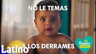 PAMPERS Swaddlers  No le temas a los derrames 2024 [upl. by Heer]