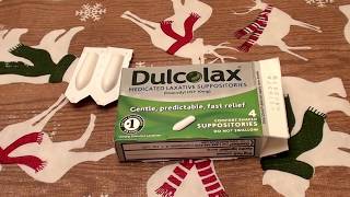 Dulcolax Medicated Laxative Suppositories CONSTIPATION RELIEF IS HERE [upl. by Stedt43]