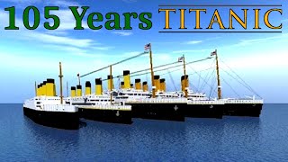 Minecraft TITANIC  105th Anniversary  All the CronosDarthTitanicModels [upl. by Noskcaj]