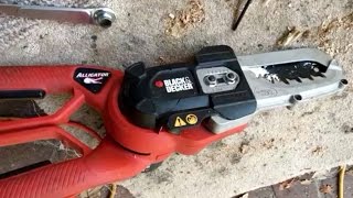 How to Fix a Black and Decker Alligator Chain Saw [upl. by Lisha]