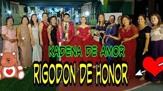 Rigodon de Honor ❤️ Kadena de Amor Barangay Palasinan [upl. by Cartwell722]