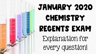 January 2020 Chemistry Regents Stream [upl. by Althee]