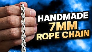 7MM Rope Chain DIAMOND CUT Review [upl. by Einhorn639]