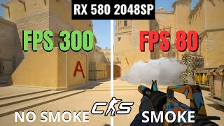 Counterstrike 2  RX 580 2048SP  I5 12400F  1280X960  144HZ  JOGO OFICIAL [upl. by Slavin]