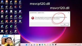 CARA MENGATASI MSVCPMSVCR 120DLL NOT FOUND OR MISSING [upl. by Siegler]