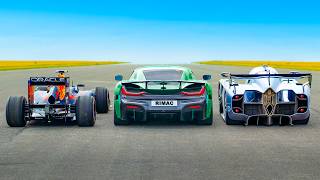 F1 Car vs Worlds FASTEST Hypercars DRAG RACE [upl. by Esther]