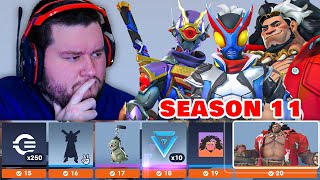 Everything In The Season 11 Overwatch 2 Battlepass [upl. by Ecnarolf101]