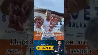 Distribuição de ossos mata a fome de necessitados em Fortaleza [upl. by Otte]