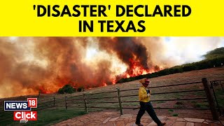 Texas Wildfire  Texas Battles Second Biggest Wildfire Disaster In State’s History  N18V [upl. by Aizirtap866]