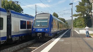 LArrivée dun train en gare de La Ciotat 2020 [upl. by Odlonra]