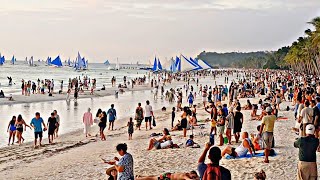 This is BORACAY on January 30 2024 Bulabog Beach  Robinson  White Beach Napakaraming Tao [upl. by Wj]