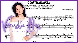 VanessaMae quotContradanzaquot Violin Sheet MusicPartitura 🎻🎶 [upl. by Atinihs235]