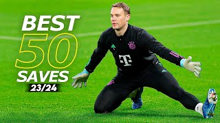 Best 50 Goalkeeper Saves 202324  HD 13 [upl. by Elenaj222]