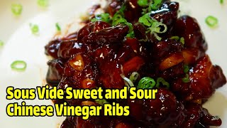 Sweet and Sour Chinese Vinegar Ribs made Easy with Sous Vide 糖醋排骨 [upl. by Okechuku675]