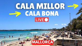 🔴Live in Cala Millor amp Cala Bona Mallorca Majorca  13 October 2024 [upl. by Broida101]