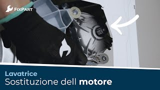 Come si sostituisce il motore della lavatrice  FixPart [upl. by Ahsied]