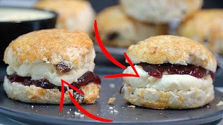 Clotted cream easy from UHT Cream in 30 mins with English Scones [upl. by Eleanora]