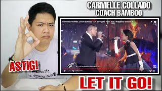 Carmelle Collado amp Coach Bamboo  Let It Go  TEACHERS REACTION  iSirMac [upl. by Ruon]