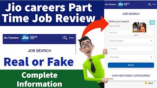 Jio Careers Job Real or Fake  Jio Careers App Review  Jio Careers Kya Hai  Jio Careers Job Fake [upl. by Arlana961]