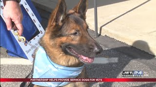 PNC Bank and Guardian Angels raising money for service dogs for veterans [upl. by Aikal829]