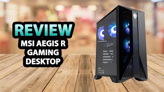 MSI Aegis R Tower Gaming Desktop ✅ Review [upl. by Goldarina]