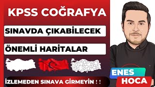 KPSS COĞRAFYA  Haritalardan Soru Kaçırmayın ❗ 2  ENES HOCA [upl. by Leziar]