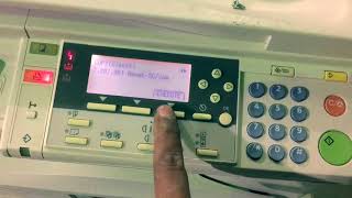 how to clear error code sc542 on Ricoh aficio 1515MF Lanier DSM415P [upl. by Ennylyak]