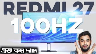 Xiaomi Redmi 27 Inch Monitor review Xiaomi Monitor Price in Bangladesh [upl. by Niwrad]